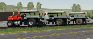 Freightliner 108SD with New Leader L4330G4 Lime / Fertilizer Spreader v 1.0 thumbnail 9