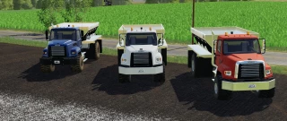 Freightliner 108SD with New Leader L4330G4 Lime / Fertilizer Spreader v 1.0 thumbnail 3