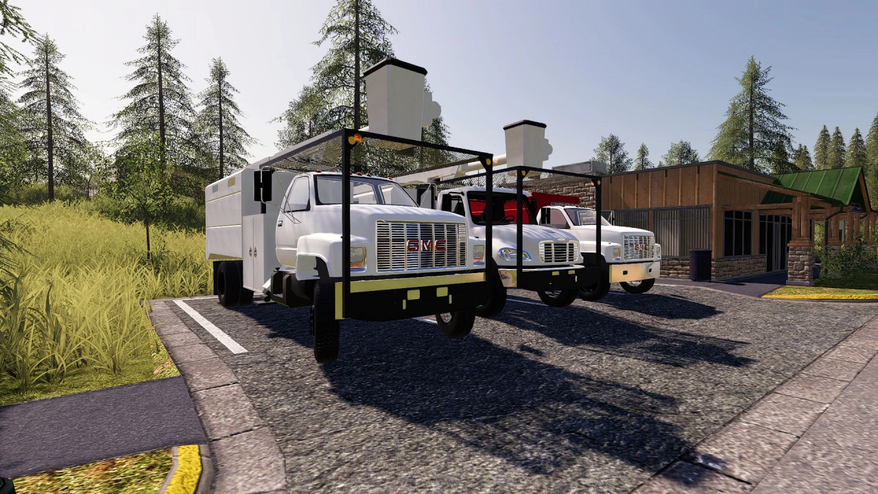 GMC bucket truck