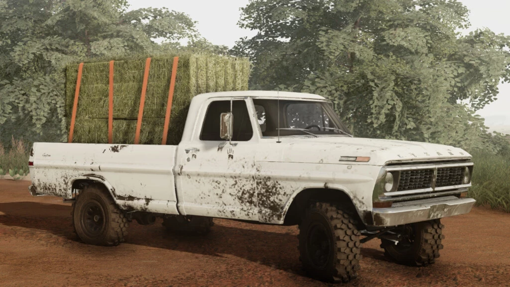 Pickup F-100 1975 And Fuel Tank v 1.0
