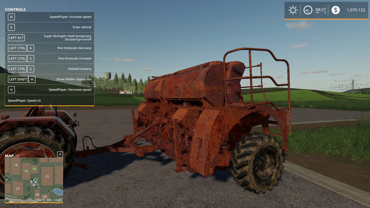 Rusted Seed Drill