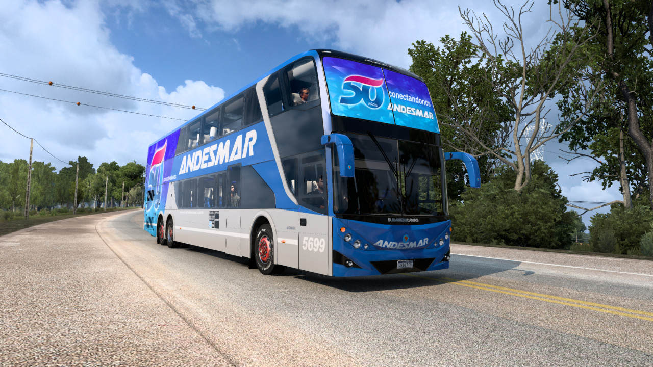 SUDAMERICANAS F50 IV BUS MOD - ETS2 1.40