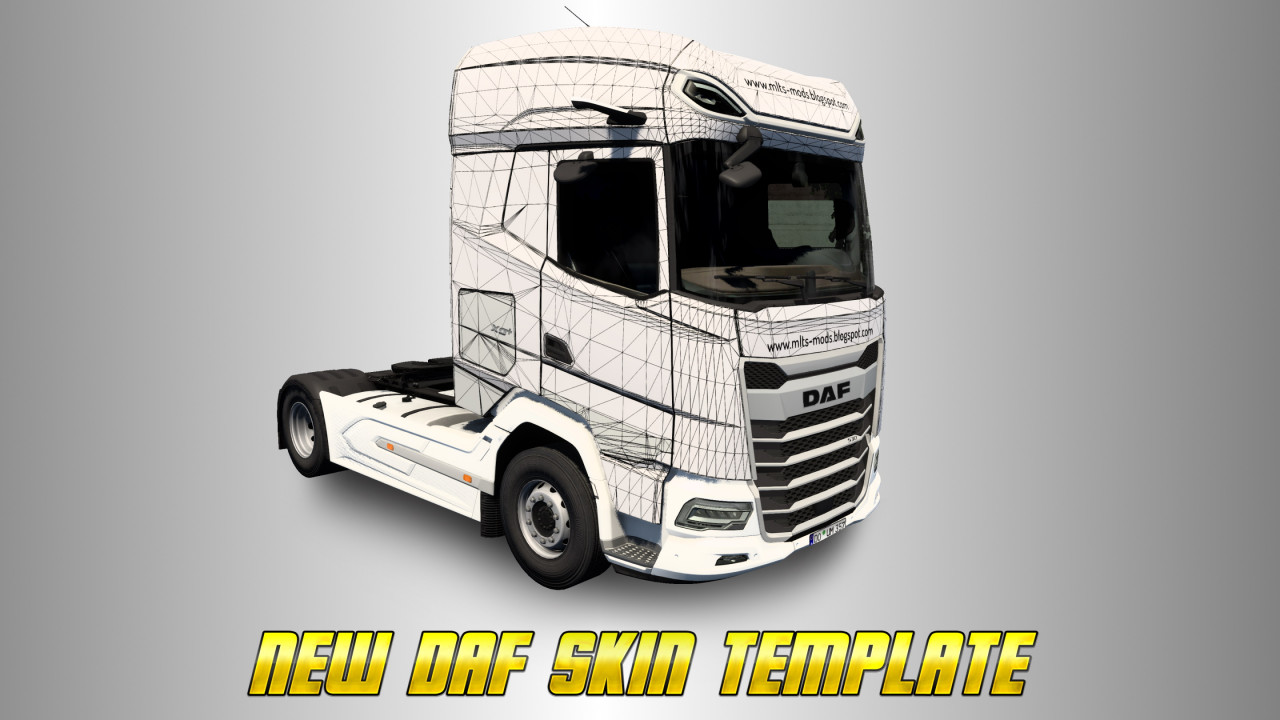 New DAF XG Skin Template by MLT