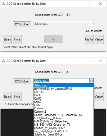 How to Remove Speed Limit in CCD 1.5.9