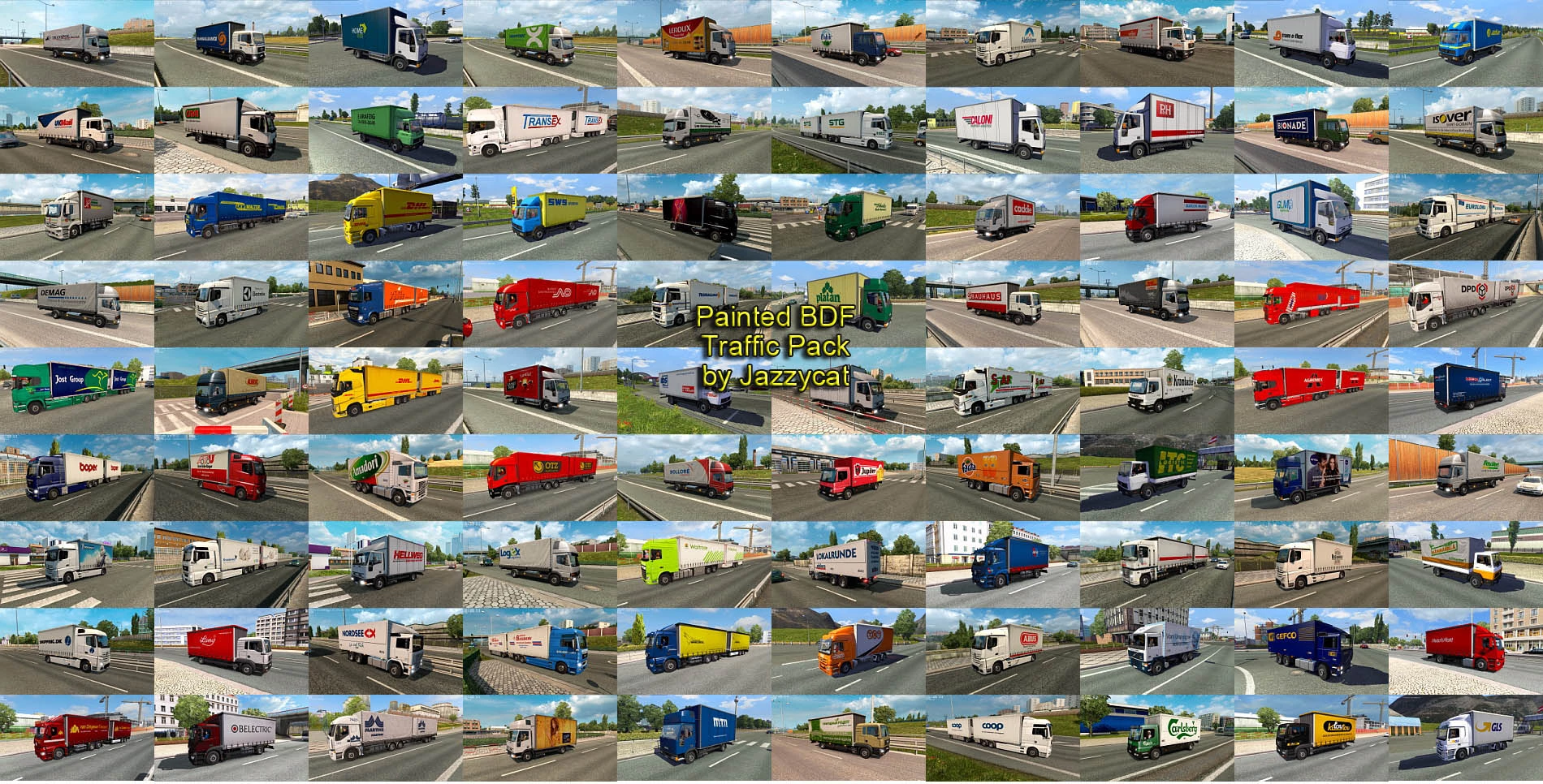 Painted BDF Traffic Pack by Jazzycat 15.6.13