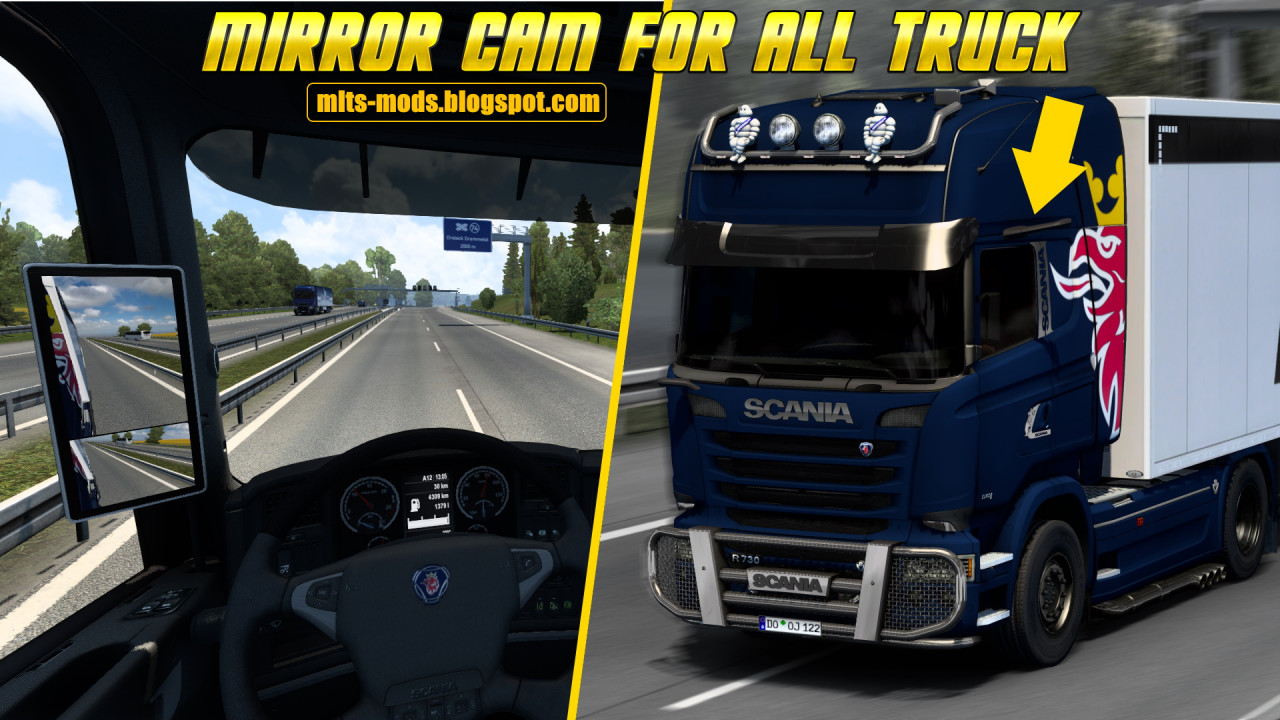 MIRROR CAM FOR ALL TRUCK by MLT (Mulitplayer Compatible)