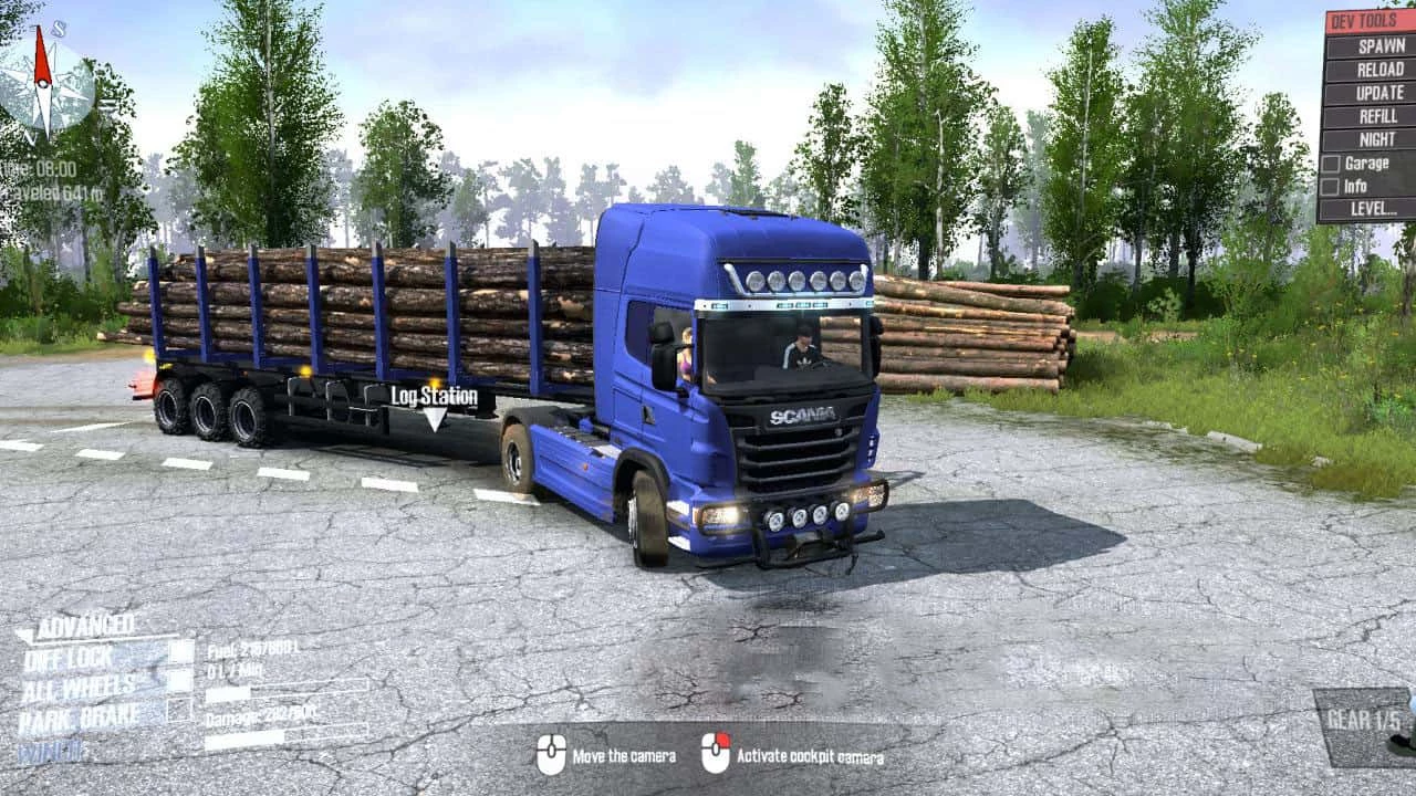 Scania Rcab 2009 4×4 Truck