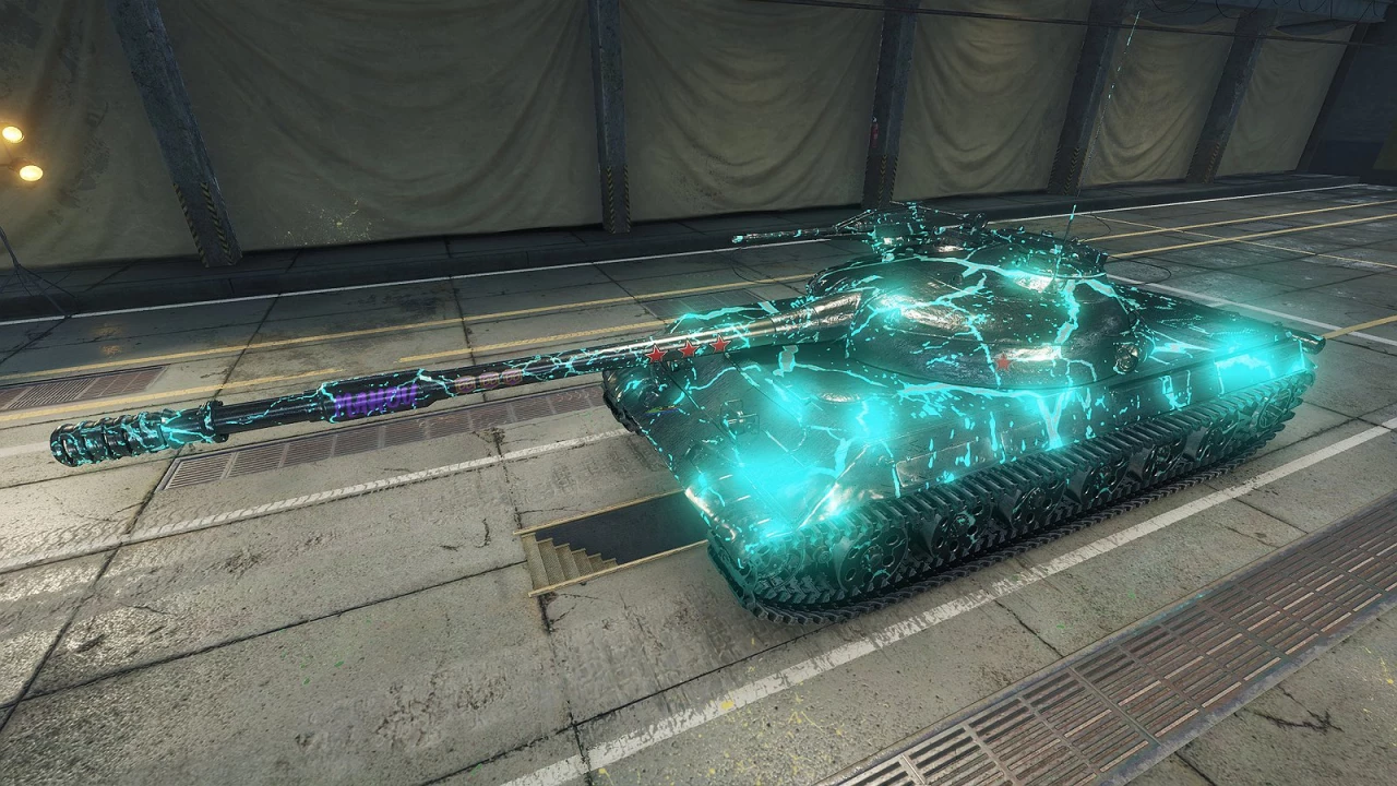 "Spectral Lightning" Obj. 430U skin (GLOW EFFECT/CUSTOMIZABLE)