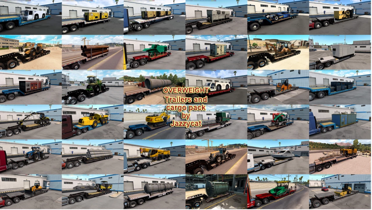 Overweight Trailers and Cargo Pack by Jazzycat
