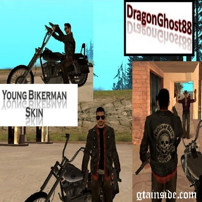 Young Bikerman Skin