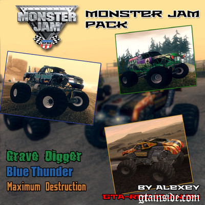 Monster Jam Trucks Pack