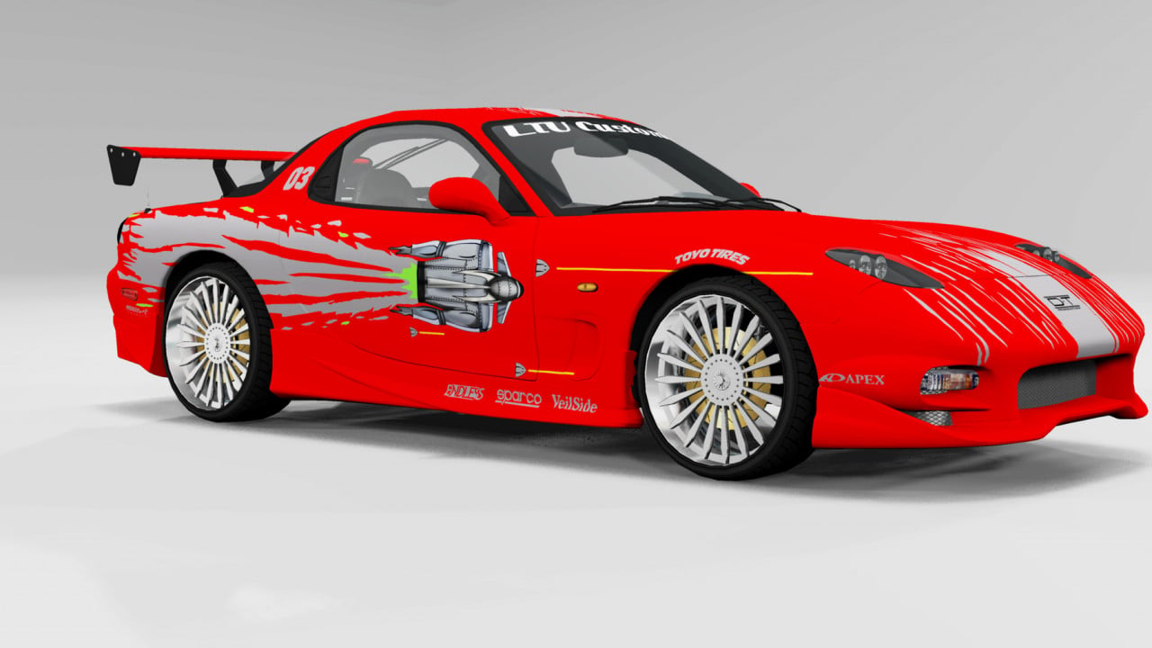 MAZDA RX-7 FAST AND FURIOUS 1 TORRETO