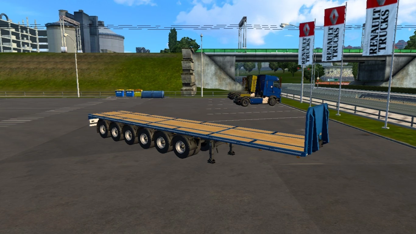 Ballast Trailer 6 Axles 1.0 ETS 2