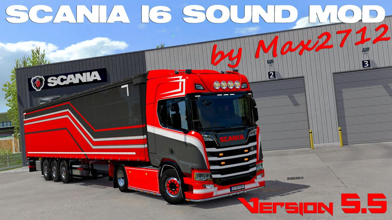 SCANIA NextGen I6 sound mod by Max2712 V2.1