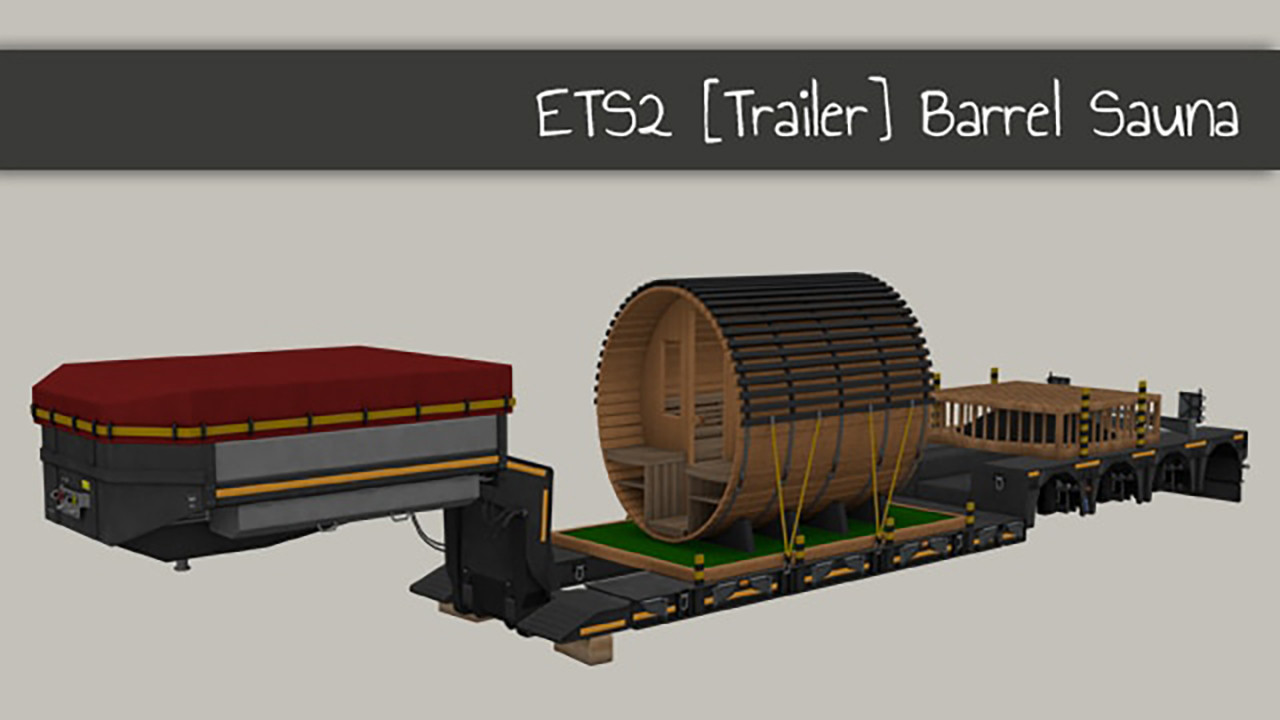 Trailer Barrel Sauna
