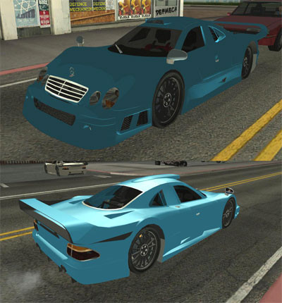 Mercedes CLK GTR (street+race) BETA