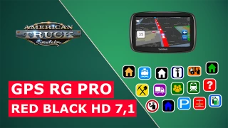 GPS RG PRO RED BLACK HD 7,1 thumbnail 3
