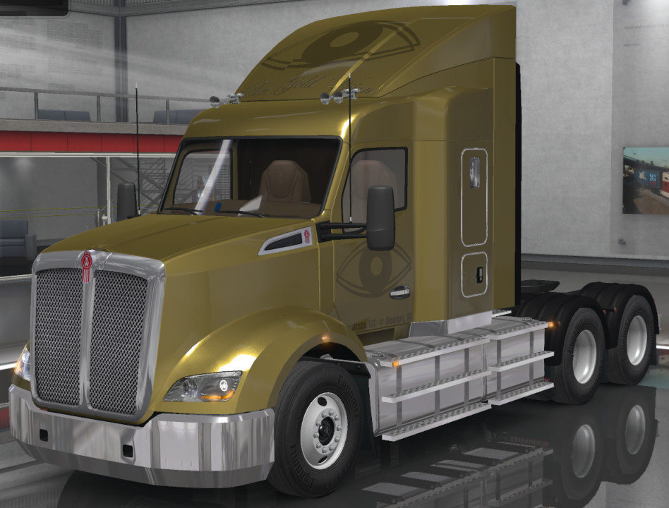 Pure Gold Vision Skins - Kenworth T610