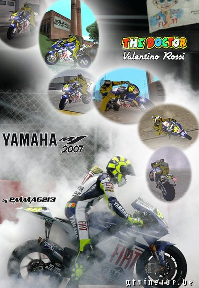 Yamaha M1 2007 - Valentino Rossi