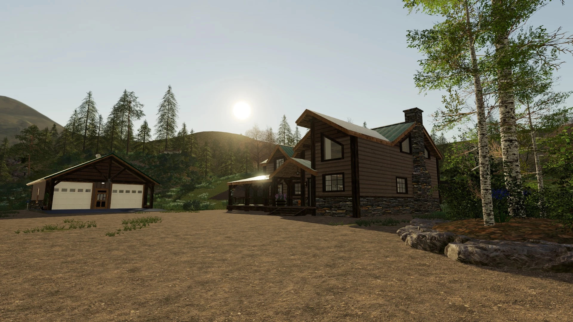 EMR Ranch house and garage