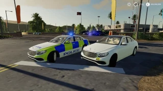 MERCEDES SEDAN HYBRID UK POLICE / TAXI v 1.0 thumbnail 2