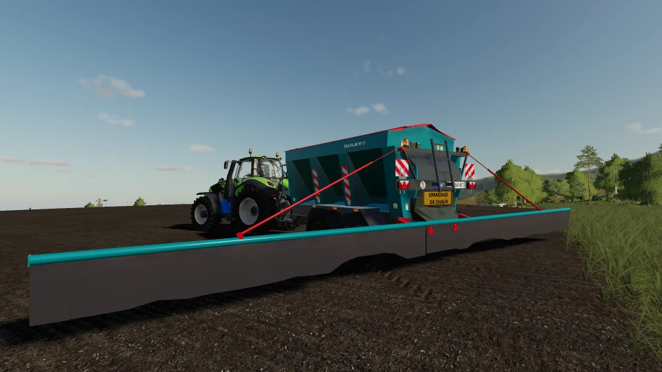 SULKY LIME SPREADER