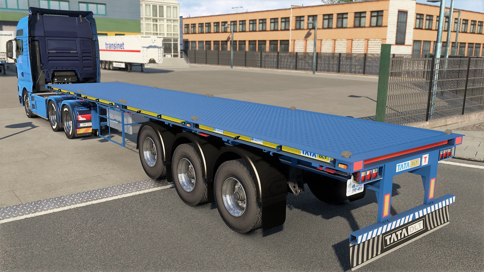 Indian TATA Container Carrier Trailer and cargo pack ETS2 1.41 1.1.0 ...