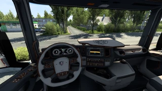CUSTOMIZABLE SCANIA NEXT-GEN WOOD DETAILED INTERIOR 1.0 thumbnail 5
