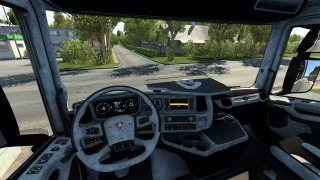CUSTOMIZABLE SCANIA NEXT-GEN GREY-CARBON DETAILED INTERIOR 1.0 thumbnail 2
