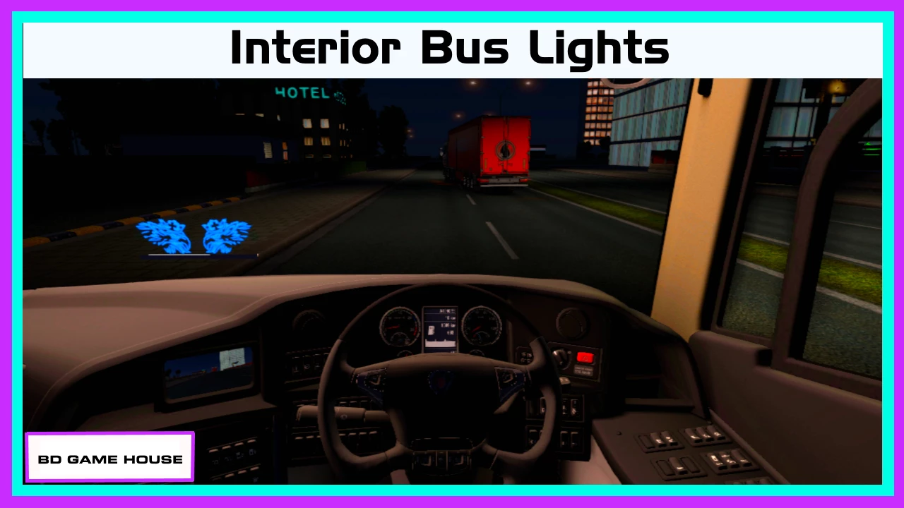 Intirior Bus Lights Ets2 Mods 1.1