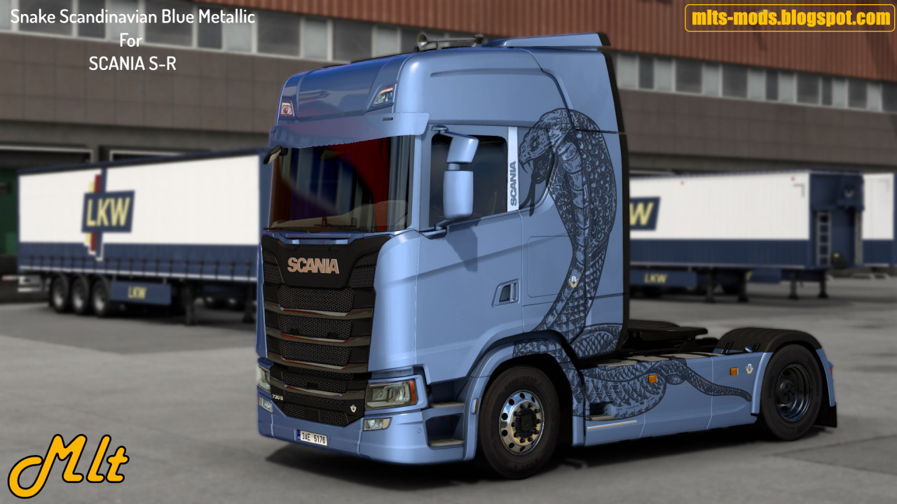 Snake Skin For Scania Next Gen S-R by MLT