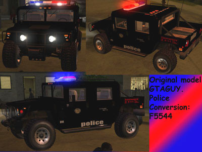 1986 Hummer Police Vehicle
