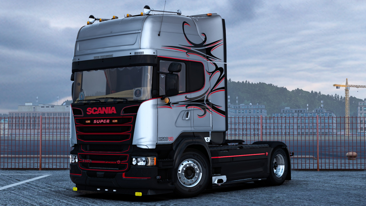 WFTruckstyling metallic Skin for Scania mod by fred