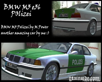 BMW M3 e36 Polizei
