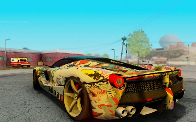 Mods GTA San Andreas: Ferrari LaFerrari (F70) 2014