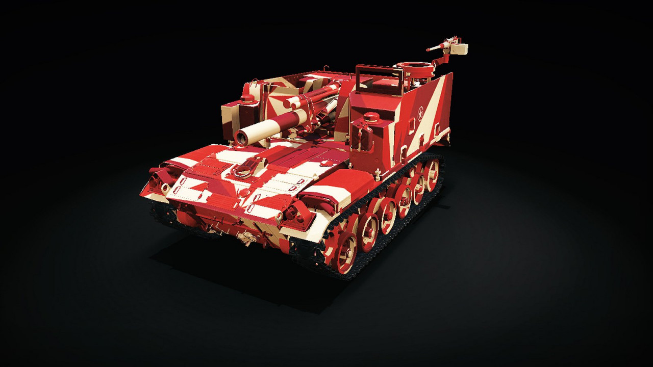 Red and White Camouflage Skin: US M44
