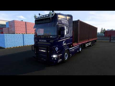 Scania V8 Open pipe with Lepidas Team exhaust system