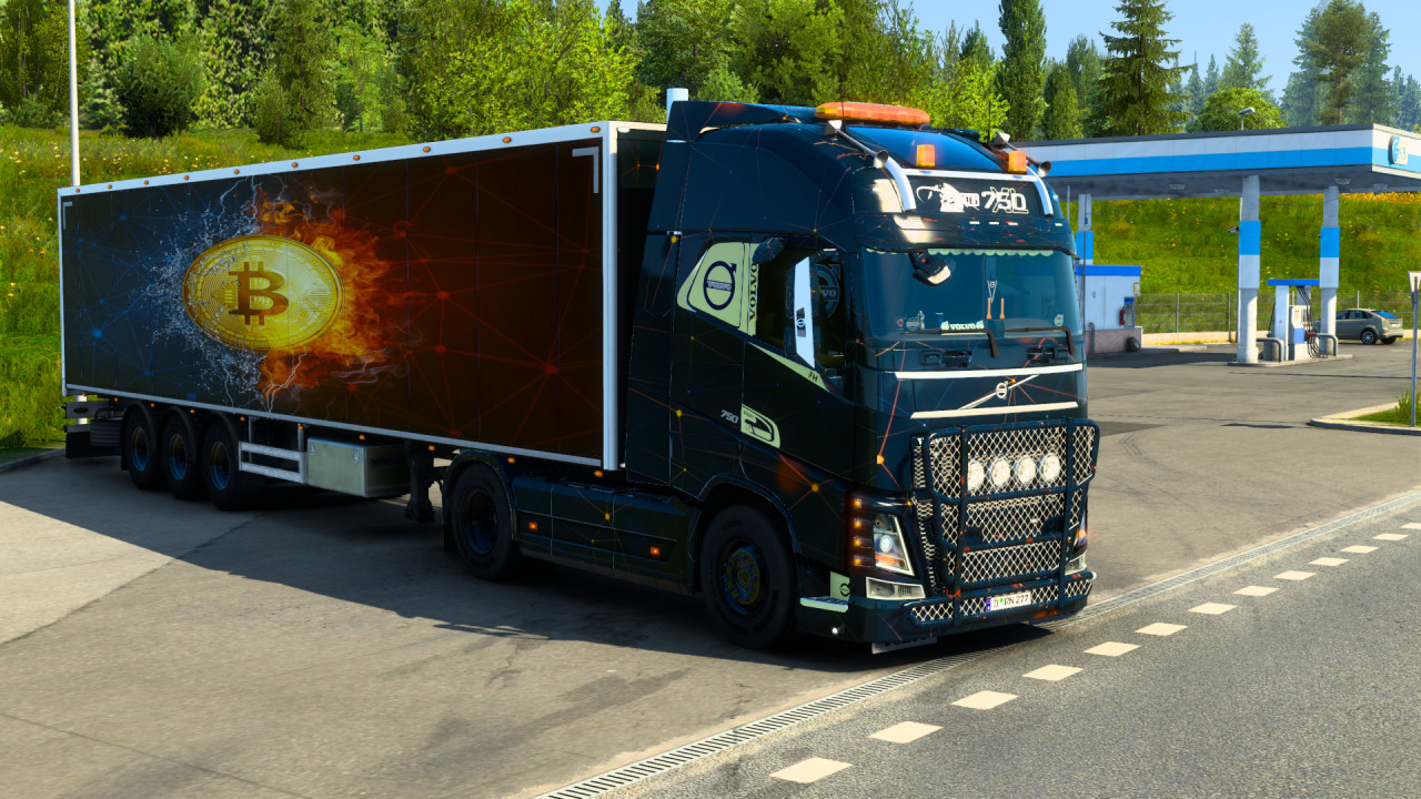 Bitcoin Truck Skin