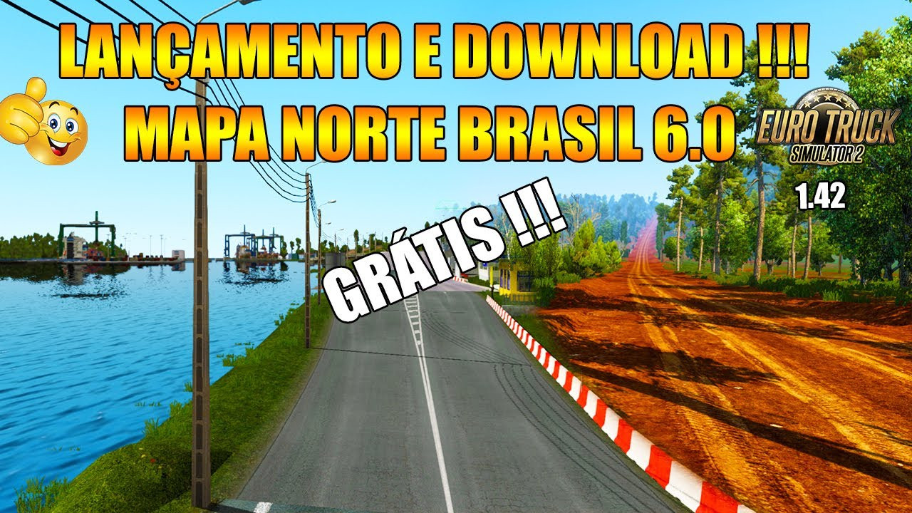 NEW NORTH BRAZIL MAP 6.0 Convoy Ready - ETS2 1.42