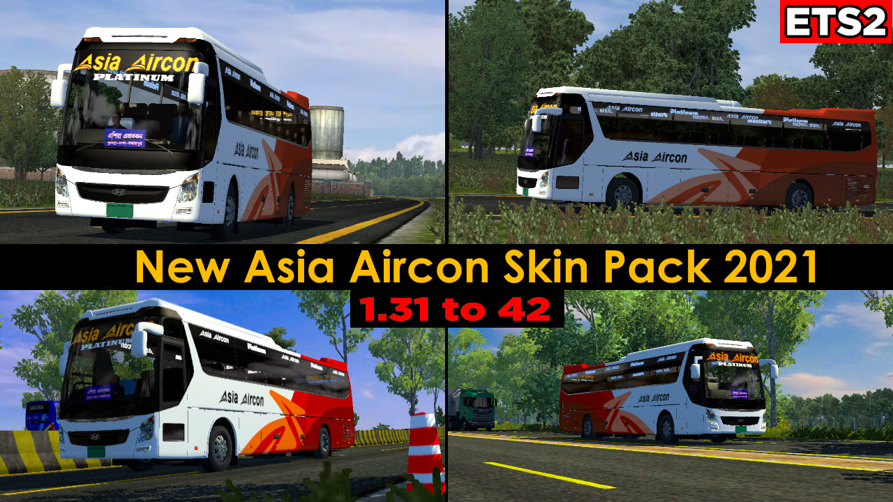New Asia Aircom Skin Pack By TN Gaming BD