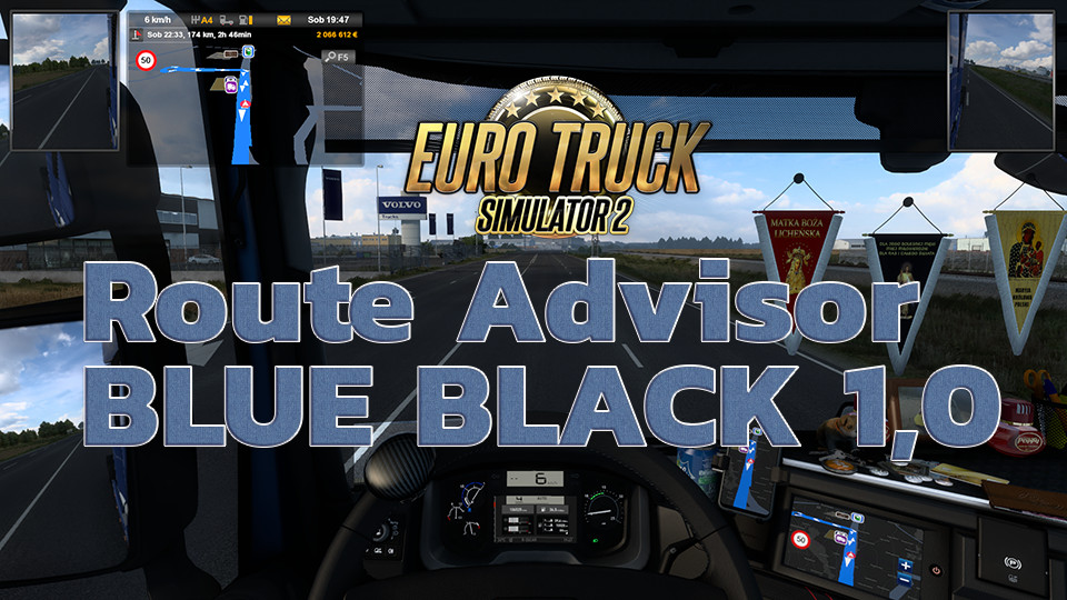 Route Advisor BLUE BLACK