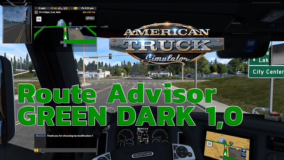 Route Advisor GREEN DARK 1.0