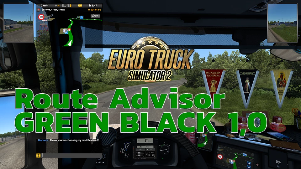 Route Advisor GREEN BLACK 1.0