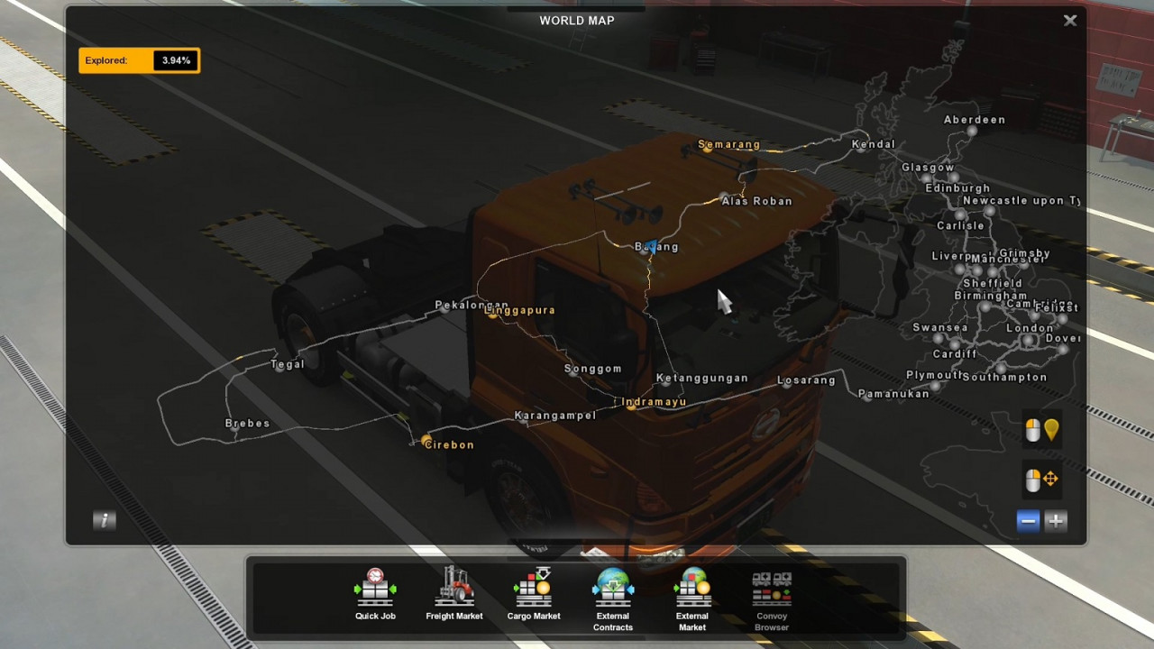 Jateng v3 Map Save Game Profile For ETS2 1.36 to 1.43