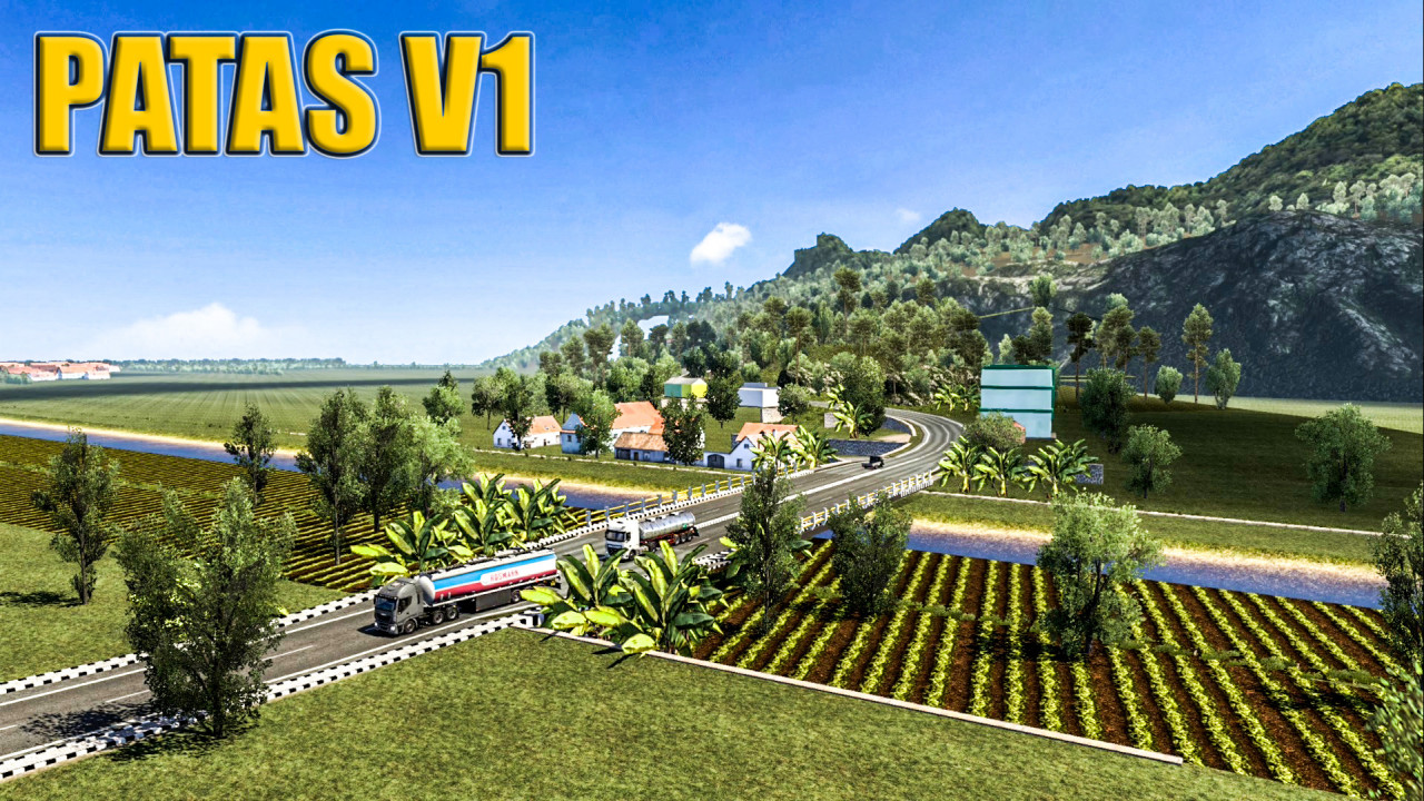 Map Patas V1 Update ETS2 1.41 and 1.42 Convoy Ready