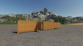 Fence Pack with bright wood v 1.0 thumbnail 2