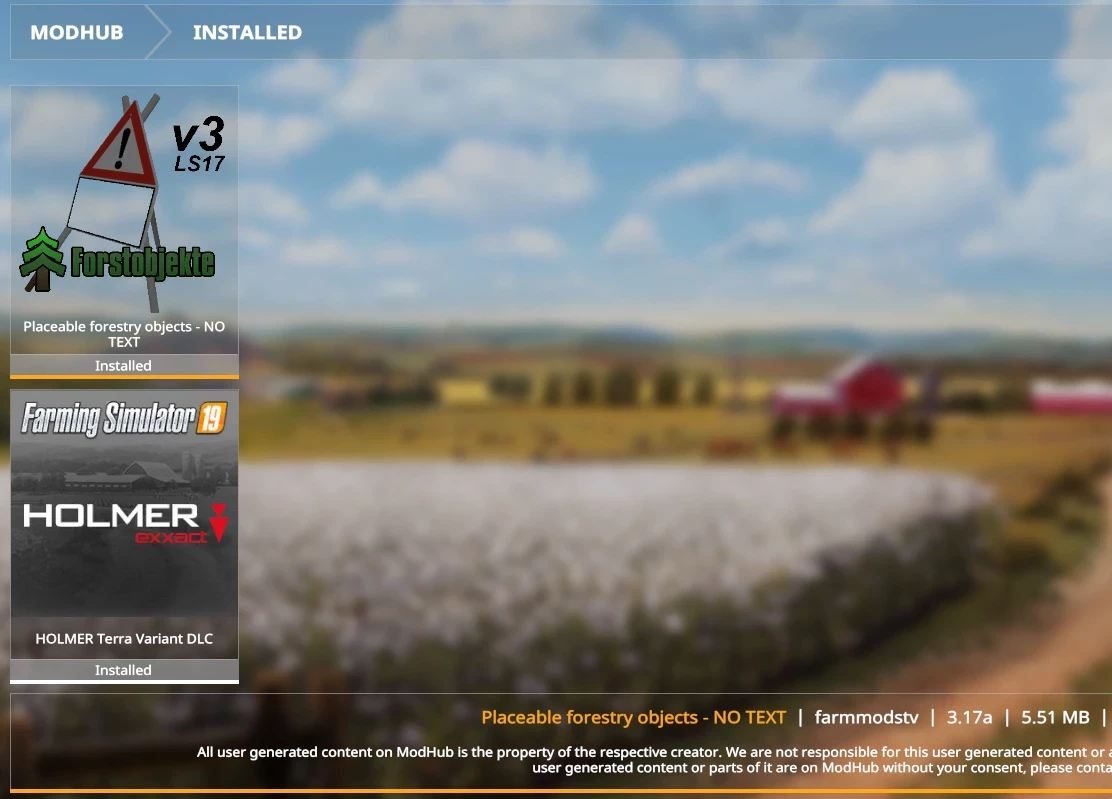 Forestry Objects Pack v 1.0