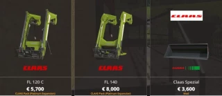 FRONTLADER SHOVEL CLAAS PACK v 1.0 thumbnail 6