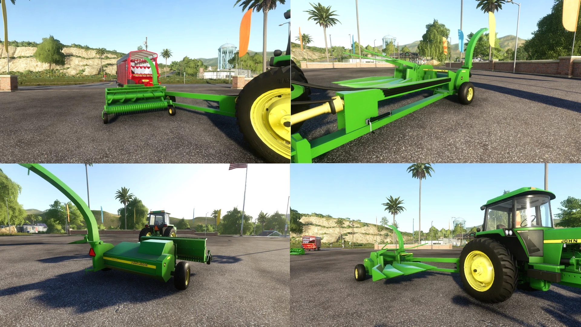 John Deere 3955 Pull-Behind Chopper v 1.0