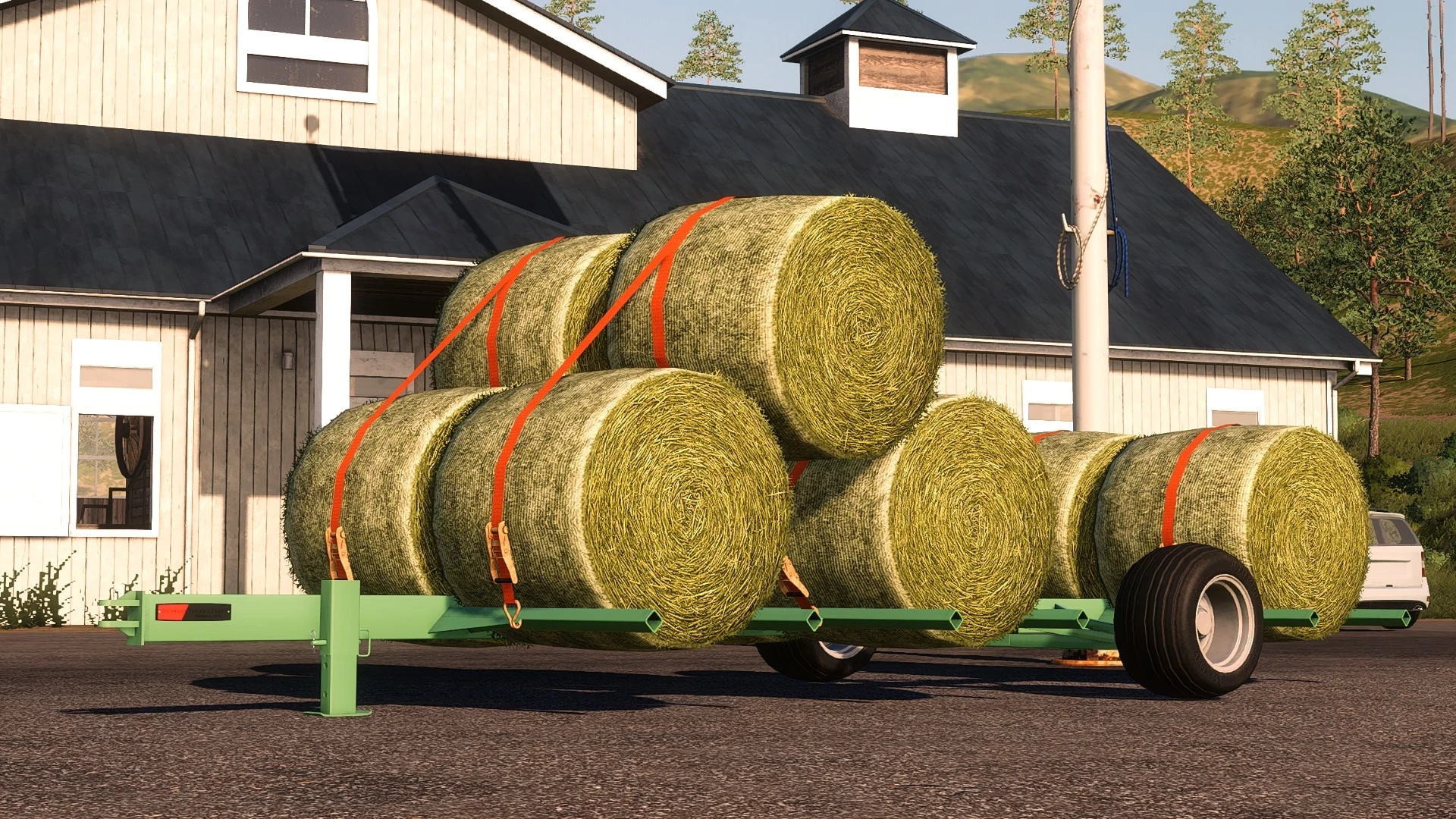 Mac-Lander Bale Trailer v 1.0